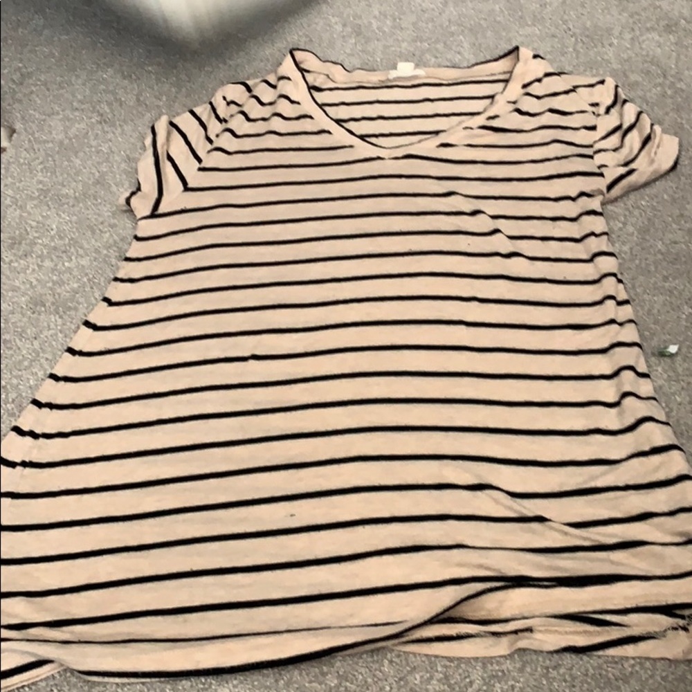V neck tee shirt